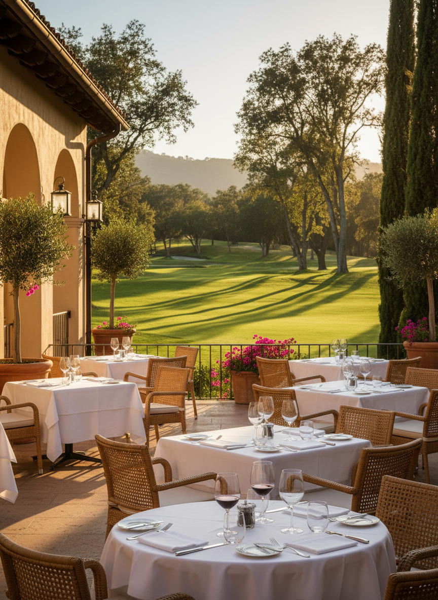 Terrace dining