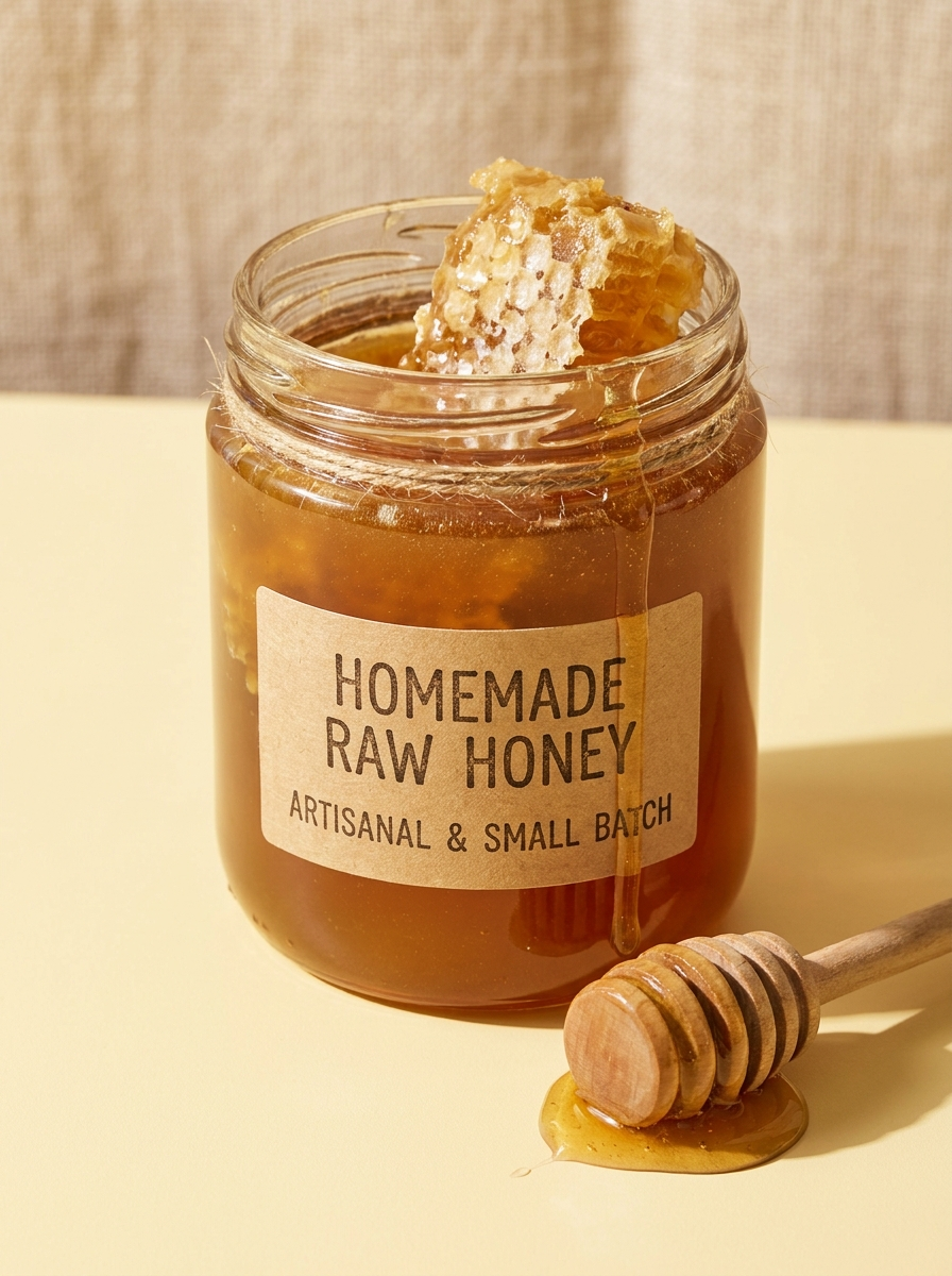 Honeycomb chunk jar