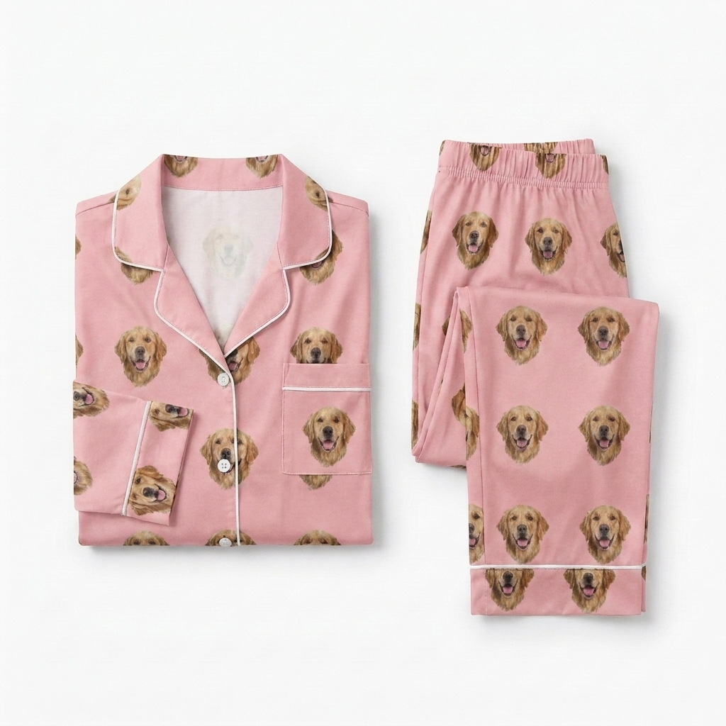 The Jammies flat-lay in pink