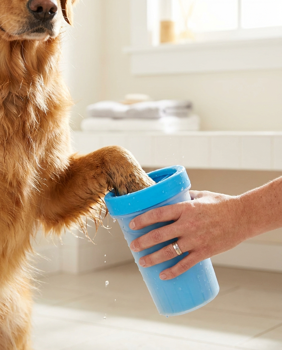 15 Seconds to Clean Paws