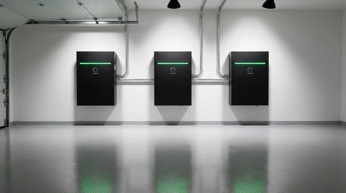 Sonnen sonnenBatterie — 3×20kW Garage