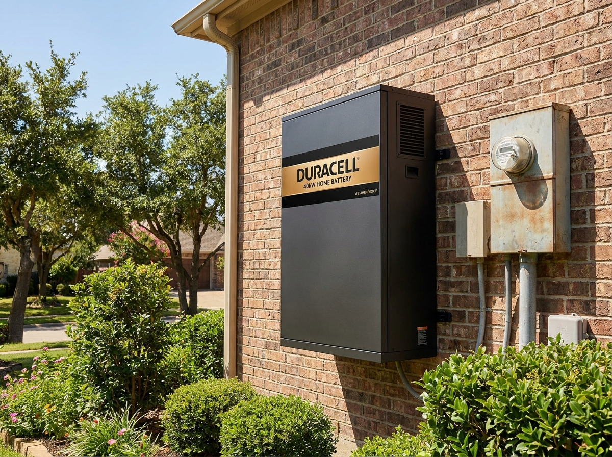 Duracell Home Battery — 40kW Exterior