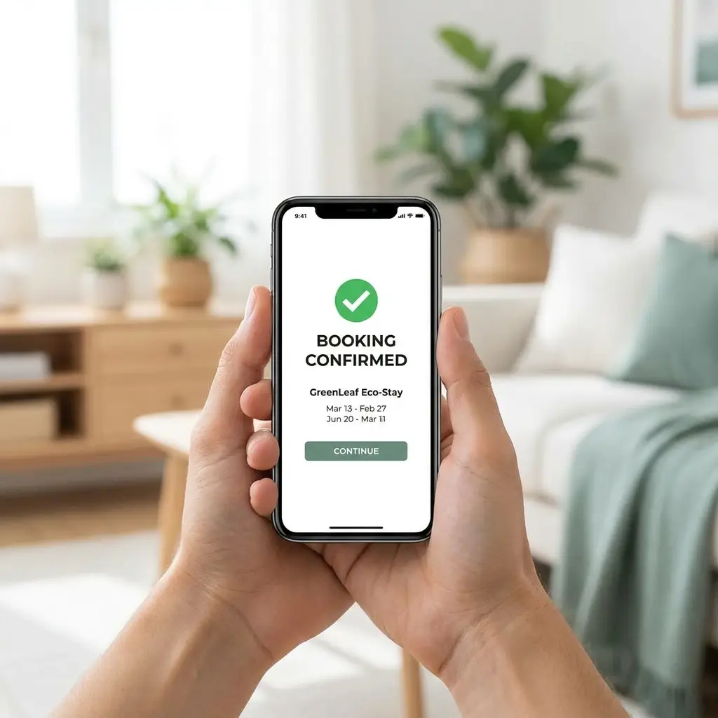 Booking a cleaning online