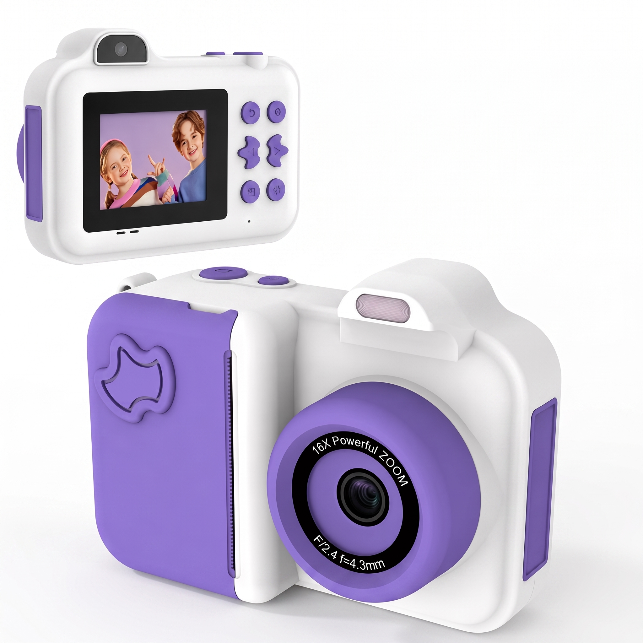 Instant Print Kindercamera – Foto's Direct Printen, Roze – voor Kinderen