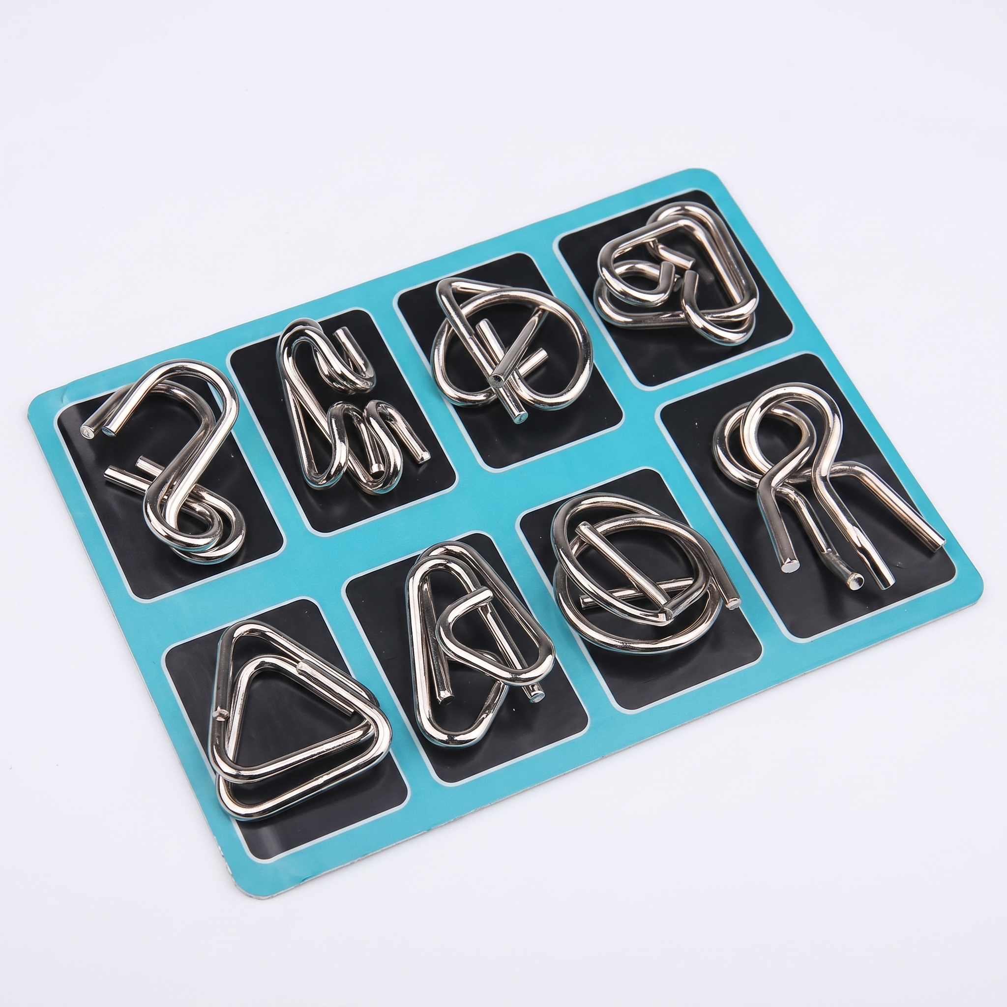 Metalen Puzzelringen Set – Breinbreker Puzzel voor Kinderen en Volwassenen