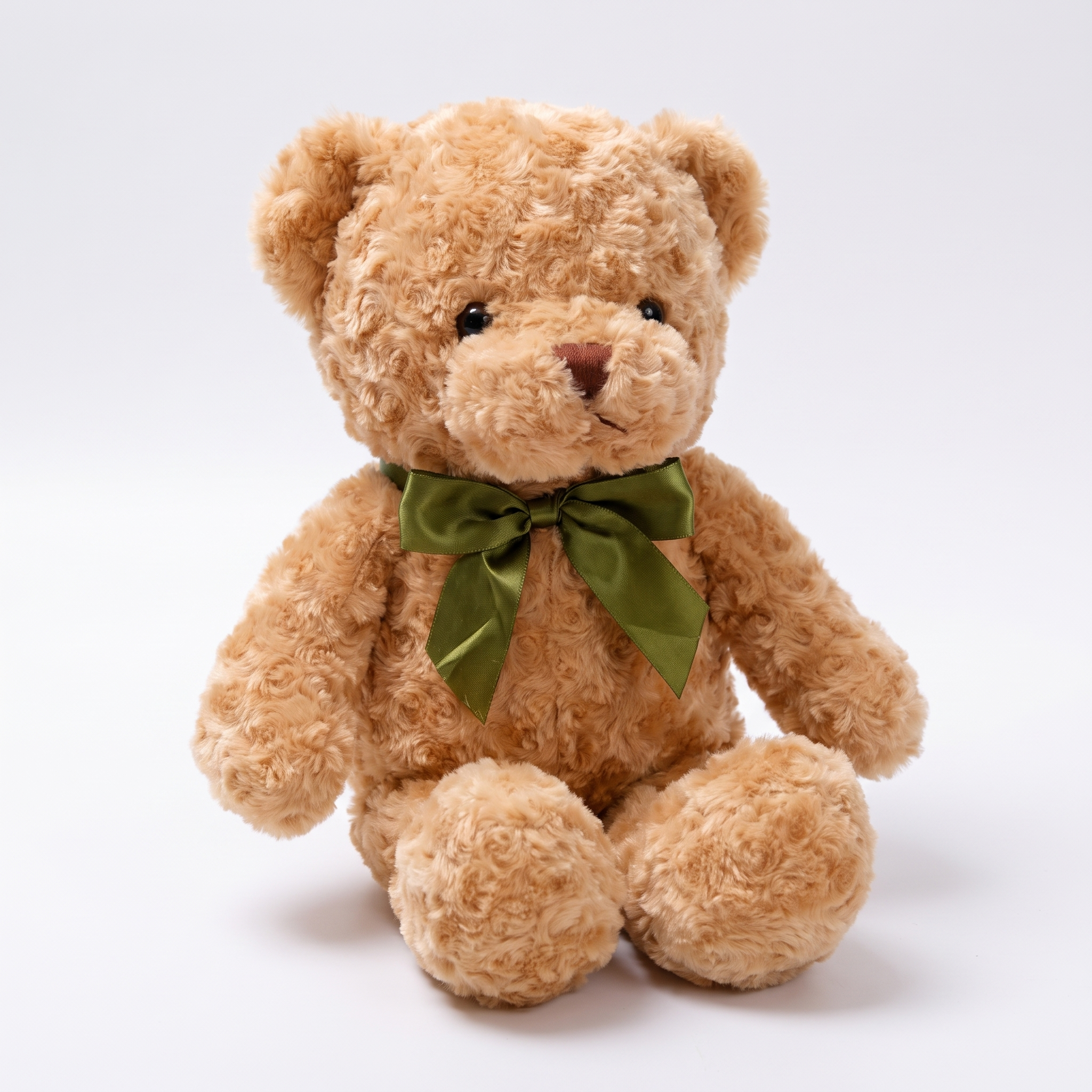 Plüsch-Teddybär mit Schleife – Weiches Kuscheltier in Mehreren Größen