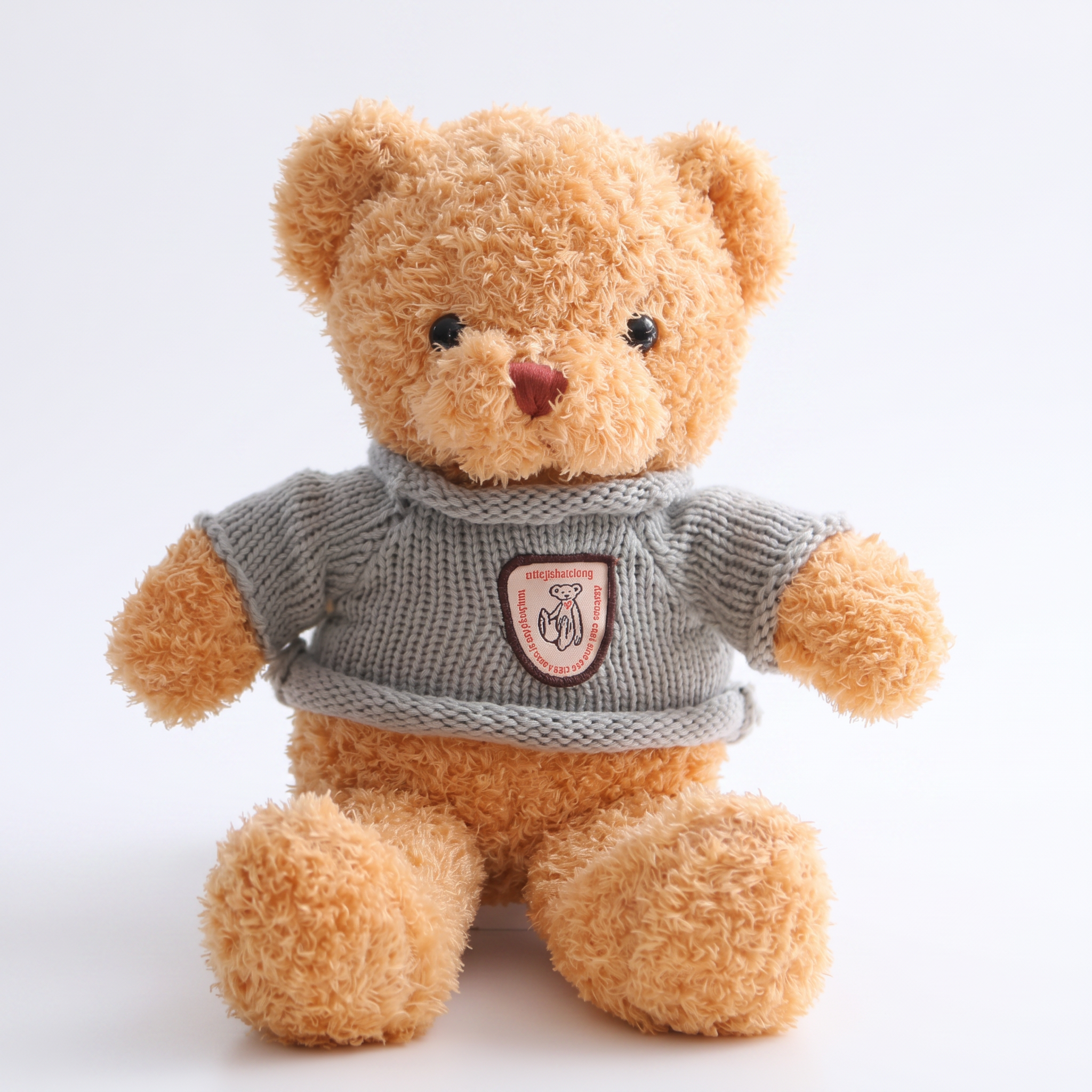 Pluche Knuffelbeer met Gebreide Trui – Zachte Knuffel in Meerdere Maten