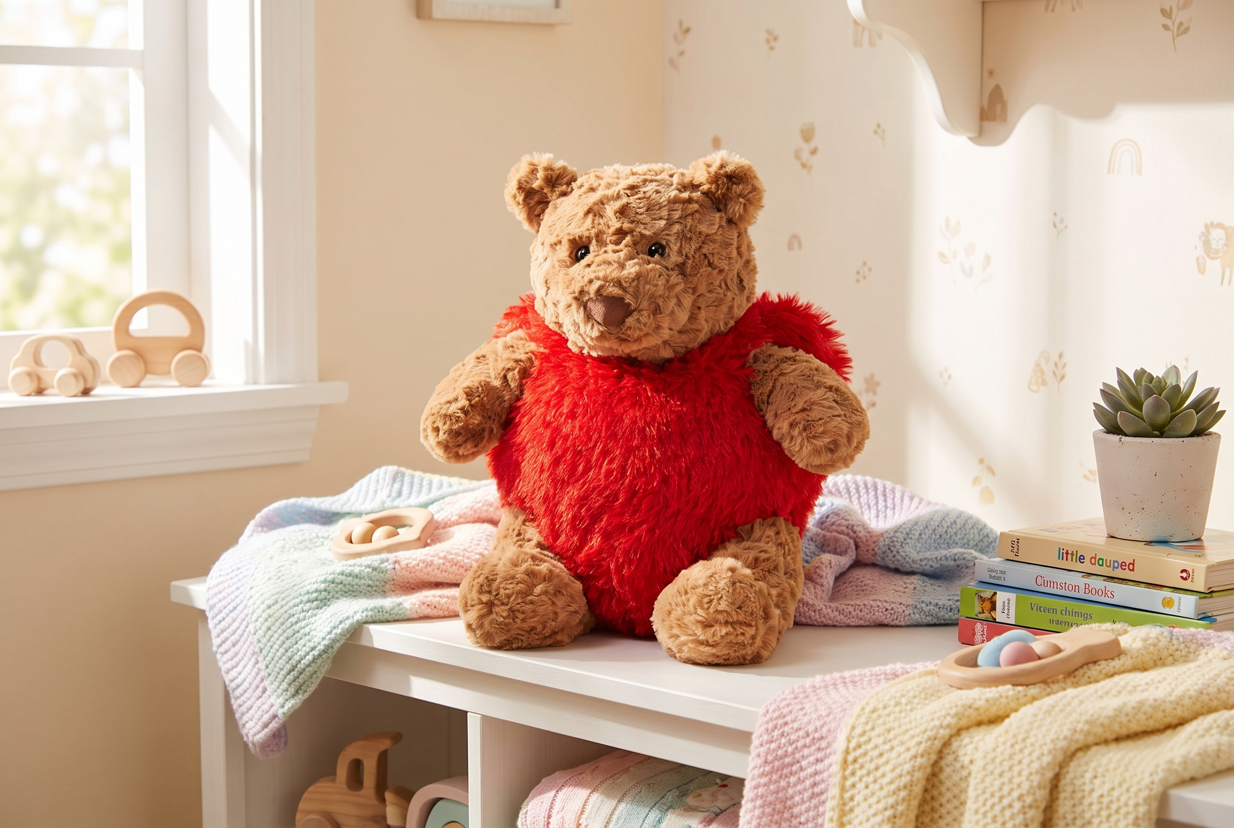 Teddybeer Knuffel met Outfit – Zacht Pluche