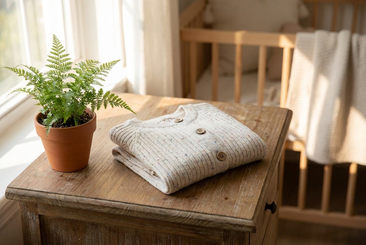 Gebreide babyromper van zachte katoenen stof, unisex, voor baby's van 0 tot 2 jaar