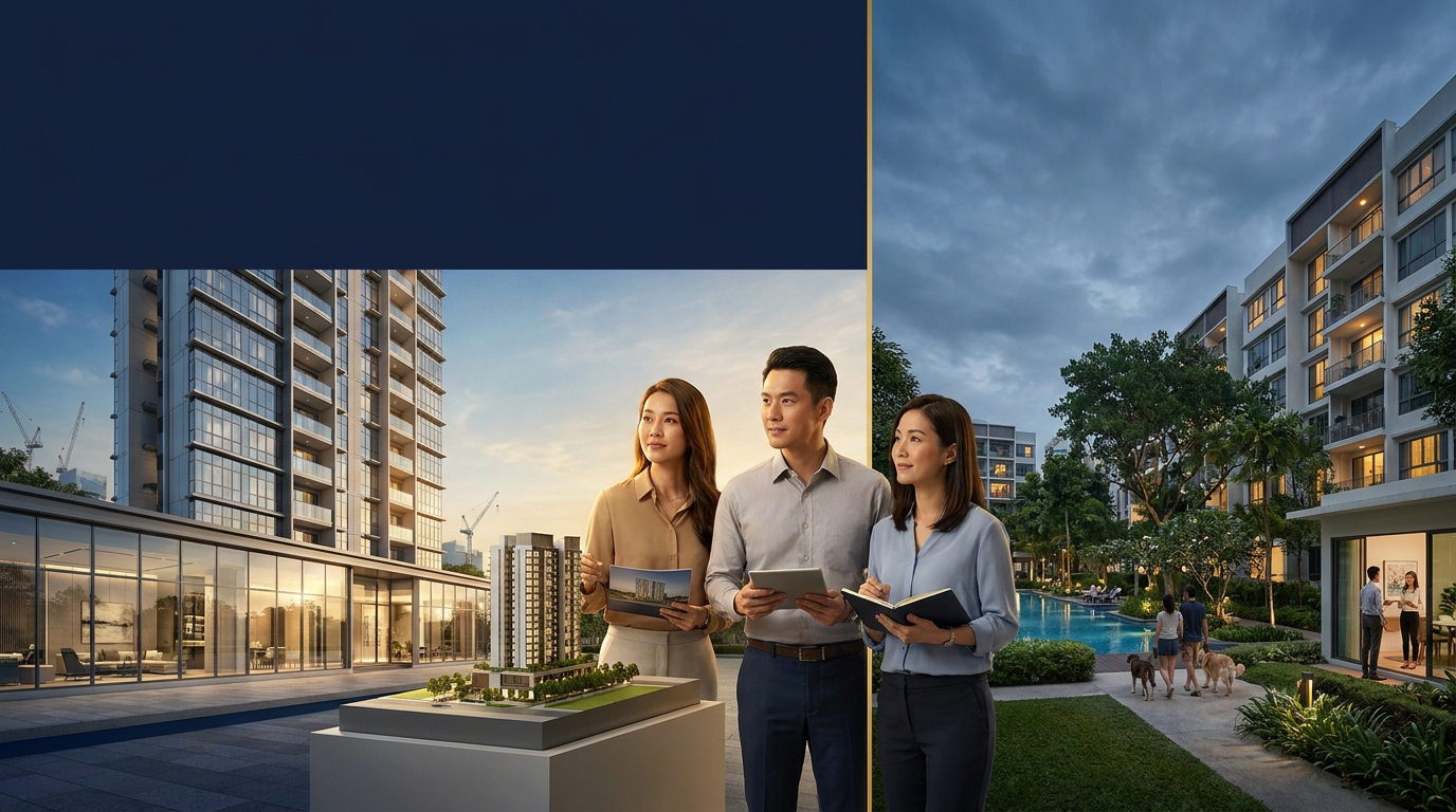 New launch and subsale property comparison in Johor
