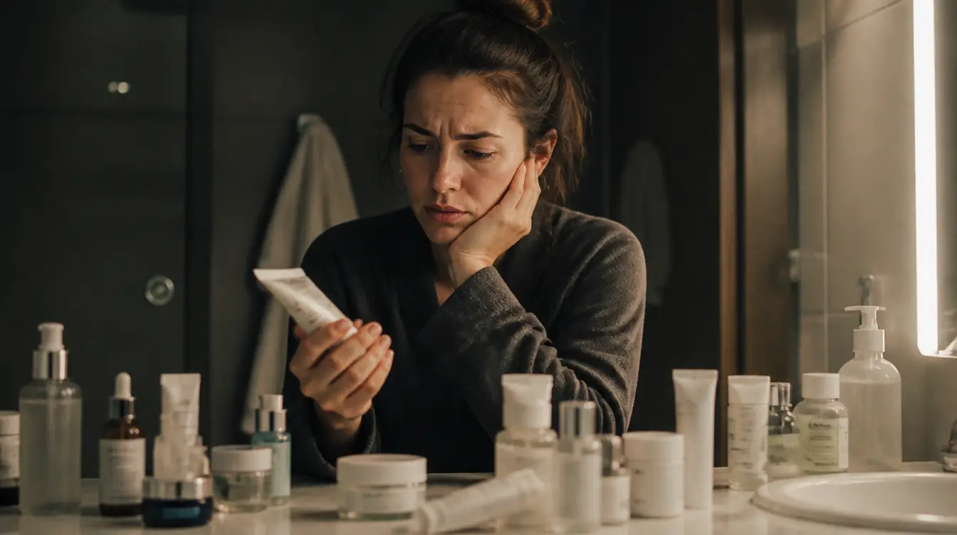 Sarah frustrated with skincare products