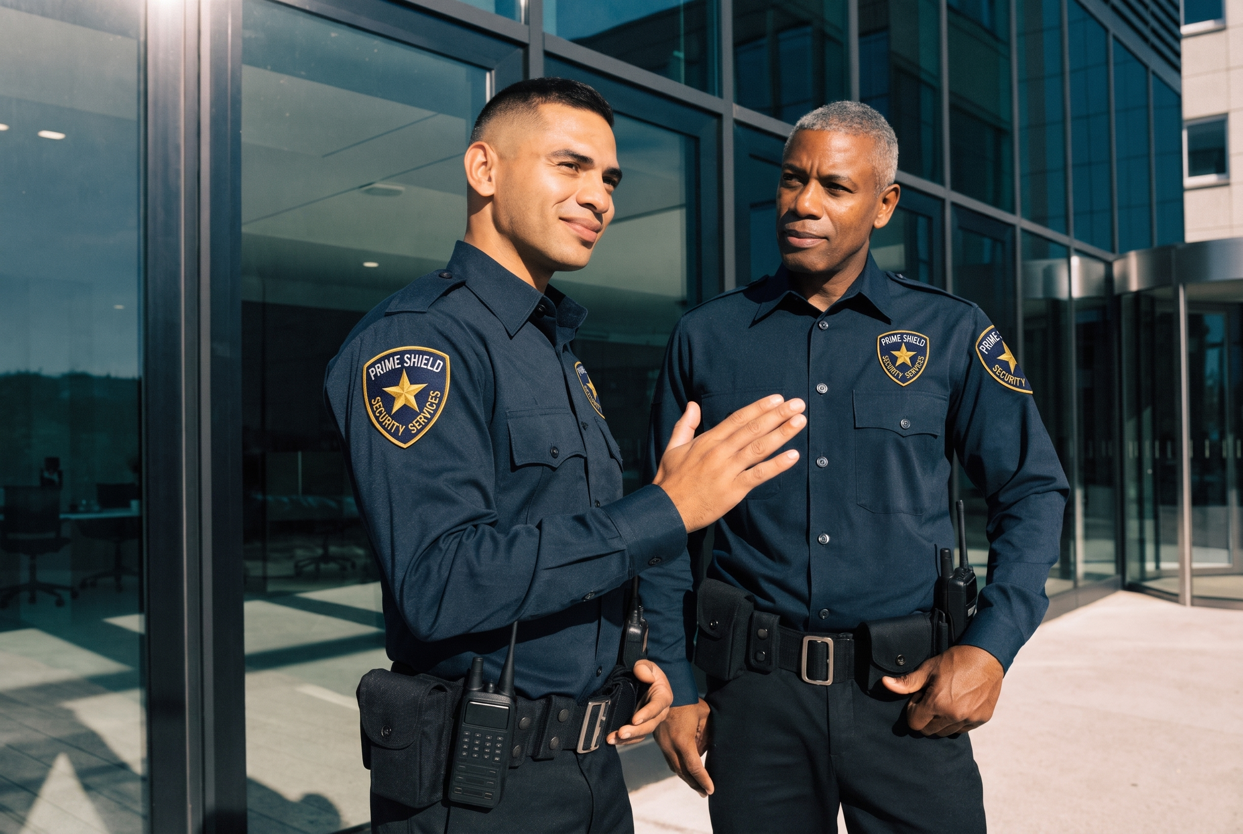 Prime Shield security officers on duty