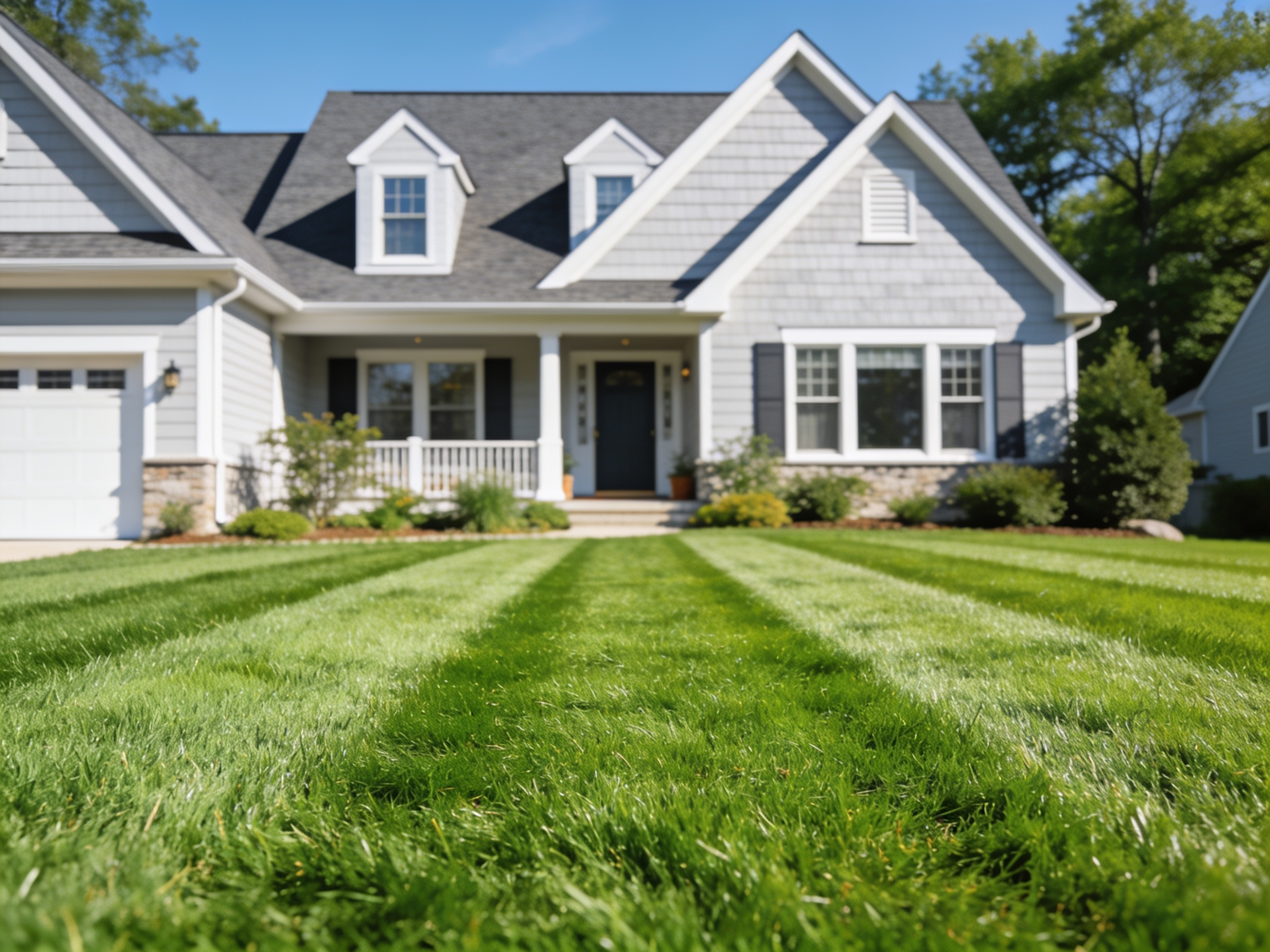 Lawn transformation — AJR Landscaping project
