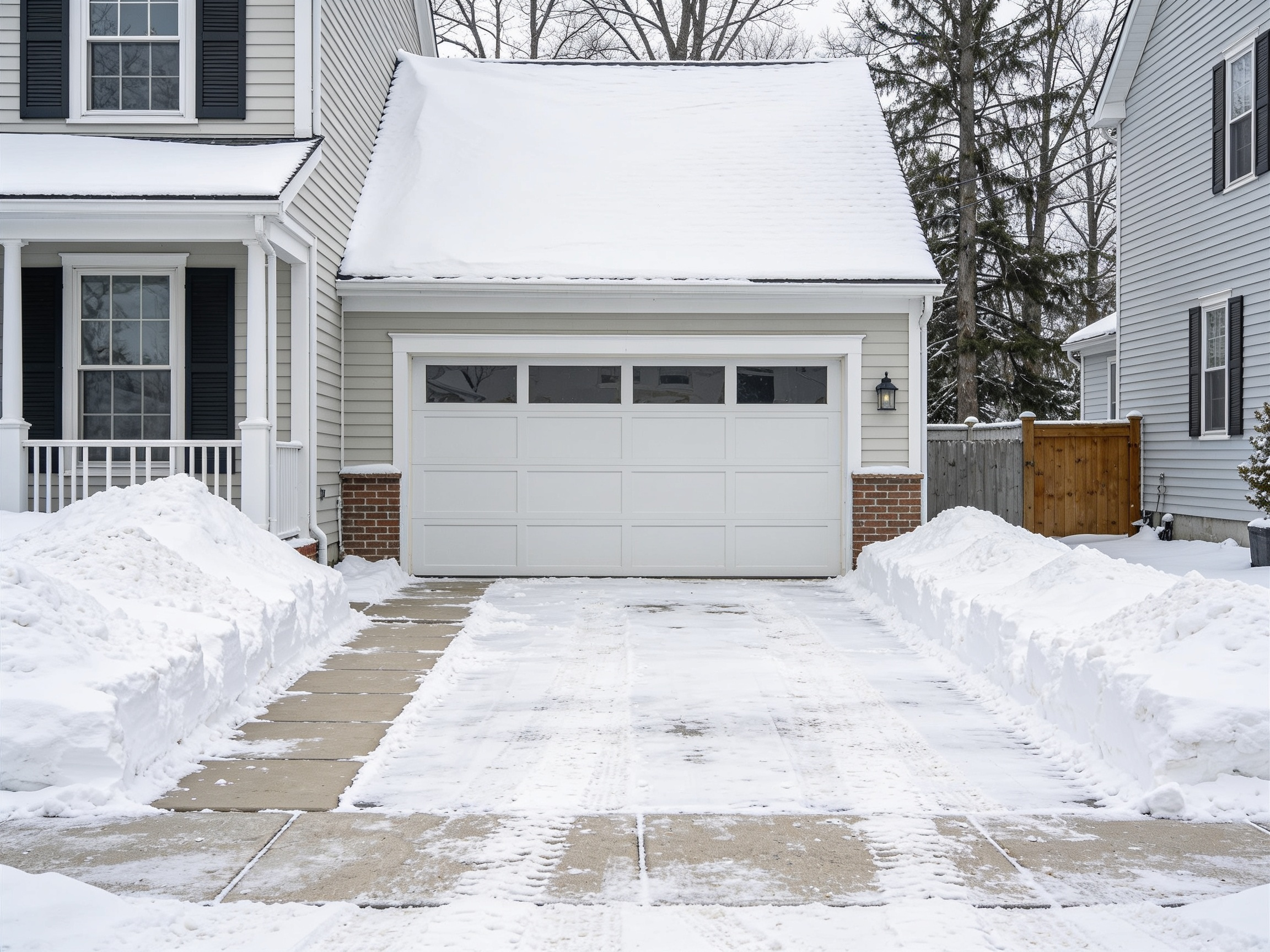 Snow removal — AJR Landscaping project