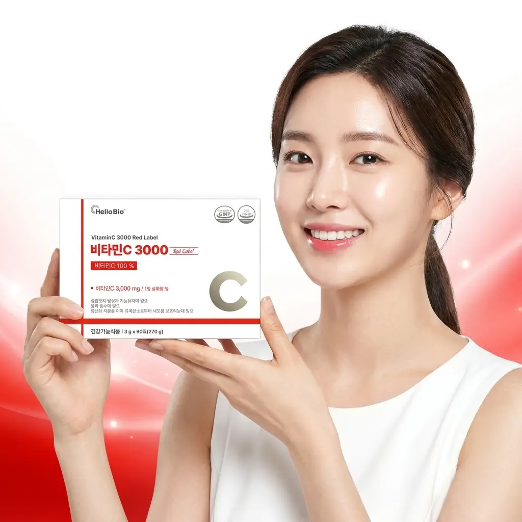 Hello Bio VitaminC 3000 Red Label 3g x 90ea