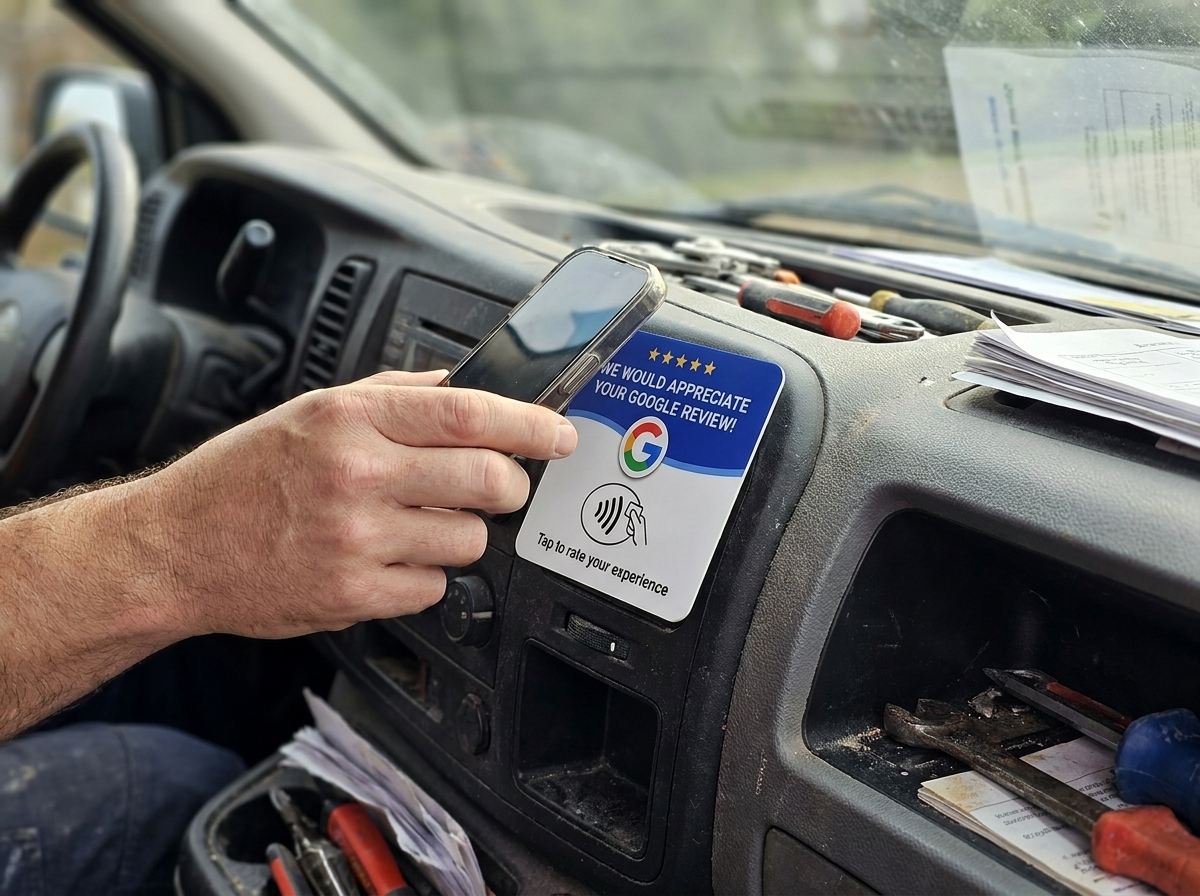 TapReview op een werkbus
