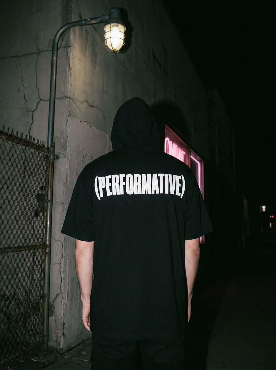 Special edition worn at night under street light