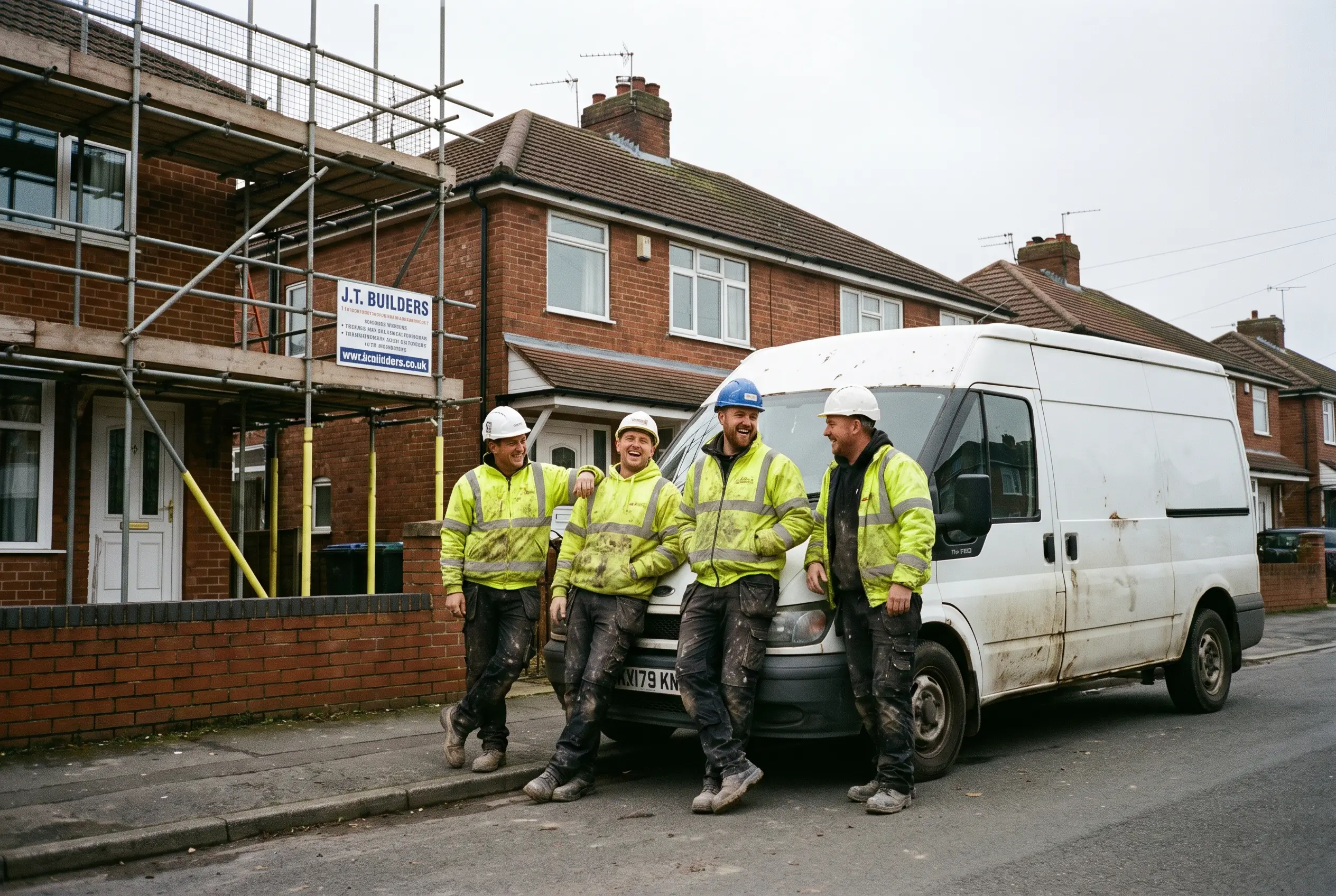 The Brunco Construction team on site