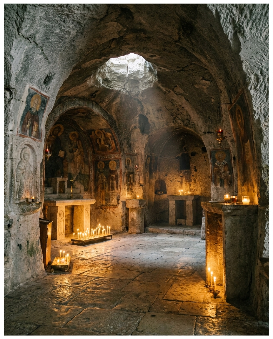 The cave sanctuary of St. Michael the Archangel at Monte Sant'Angelo