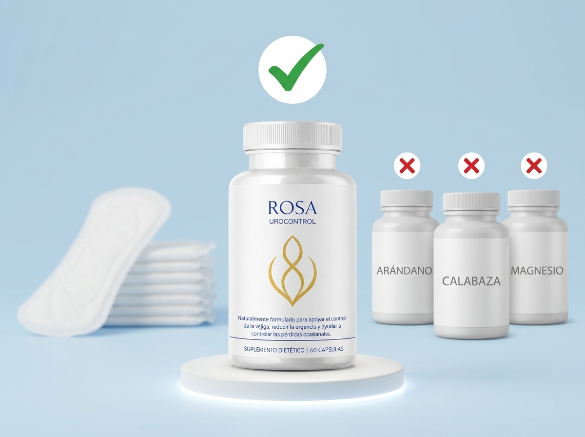 Rosa UroControl frente a suplementos de un solo ingrediente