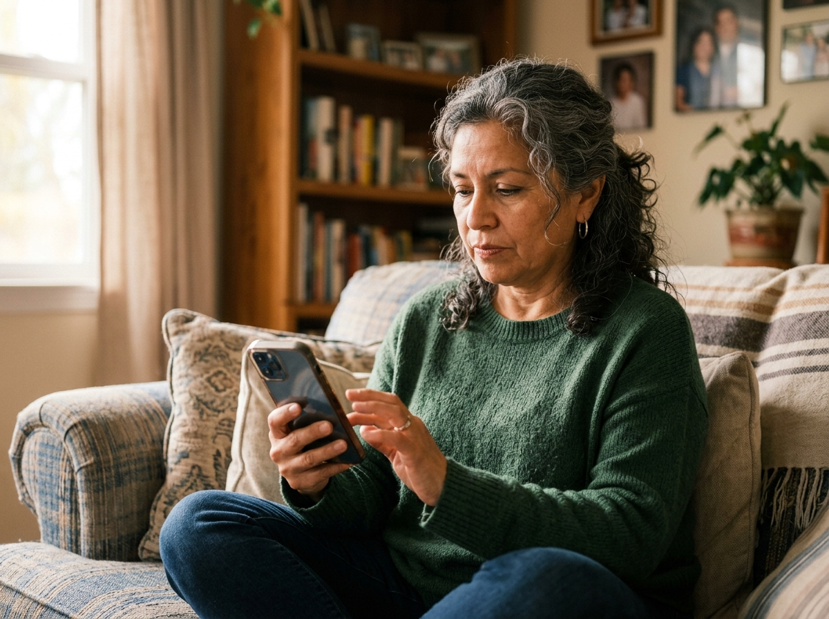 Mujer con dudas antes de comprar