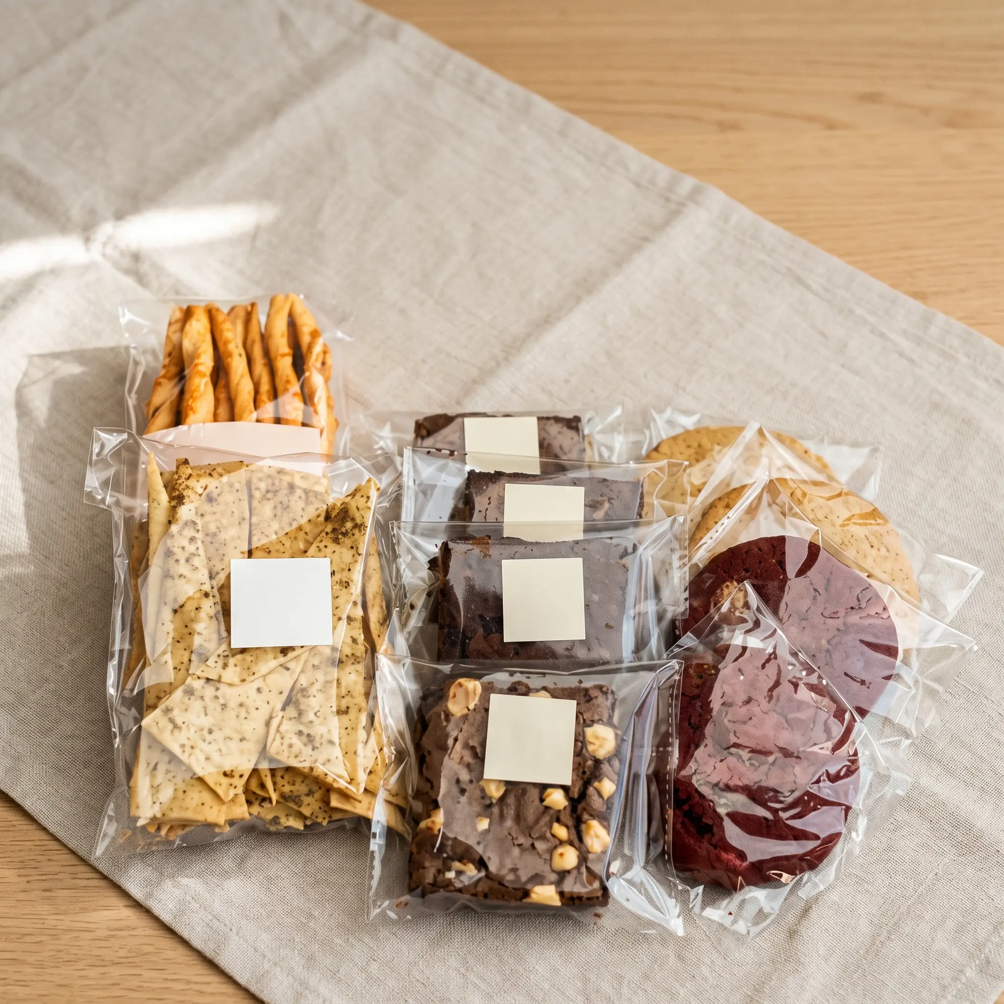 Gifting spread of bakes and crackers