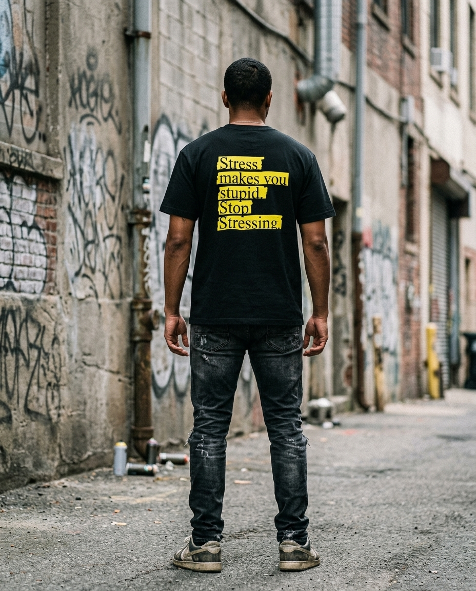 Urban streetwear lifestyle shot