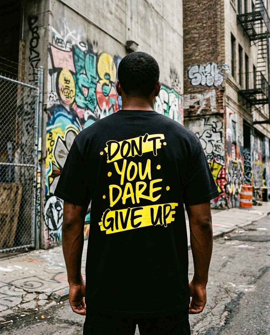 Urban streetwear shot - NYC alley