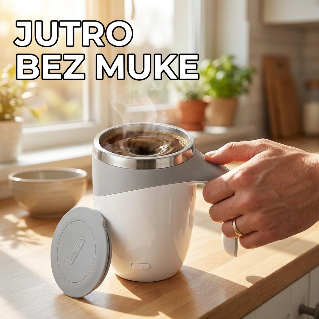 Jutarnja kafa bez mešanja - samomešajuća šolja u kuhinji