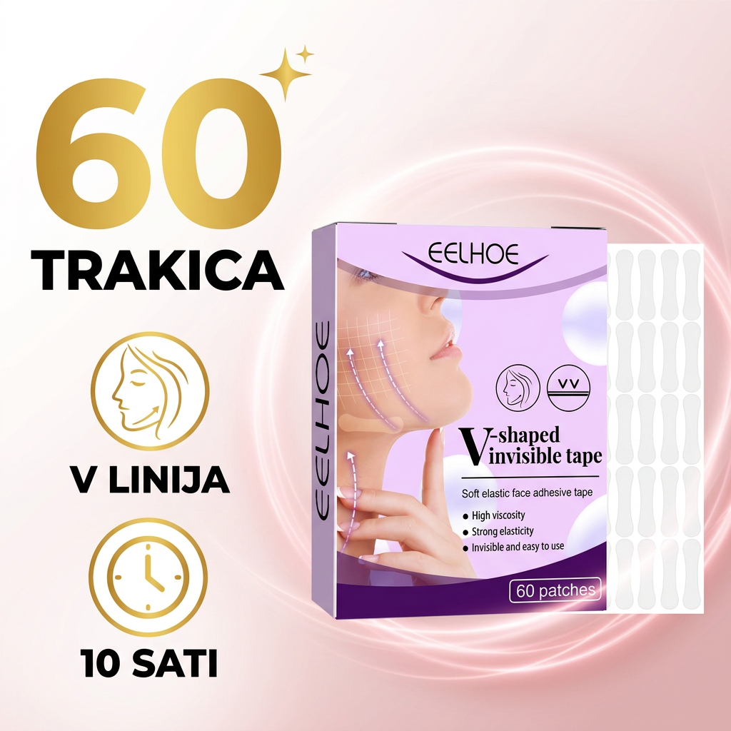 Set od 60 V trakica za lifting lica - 30 plus 30 gratis