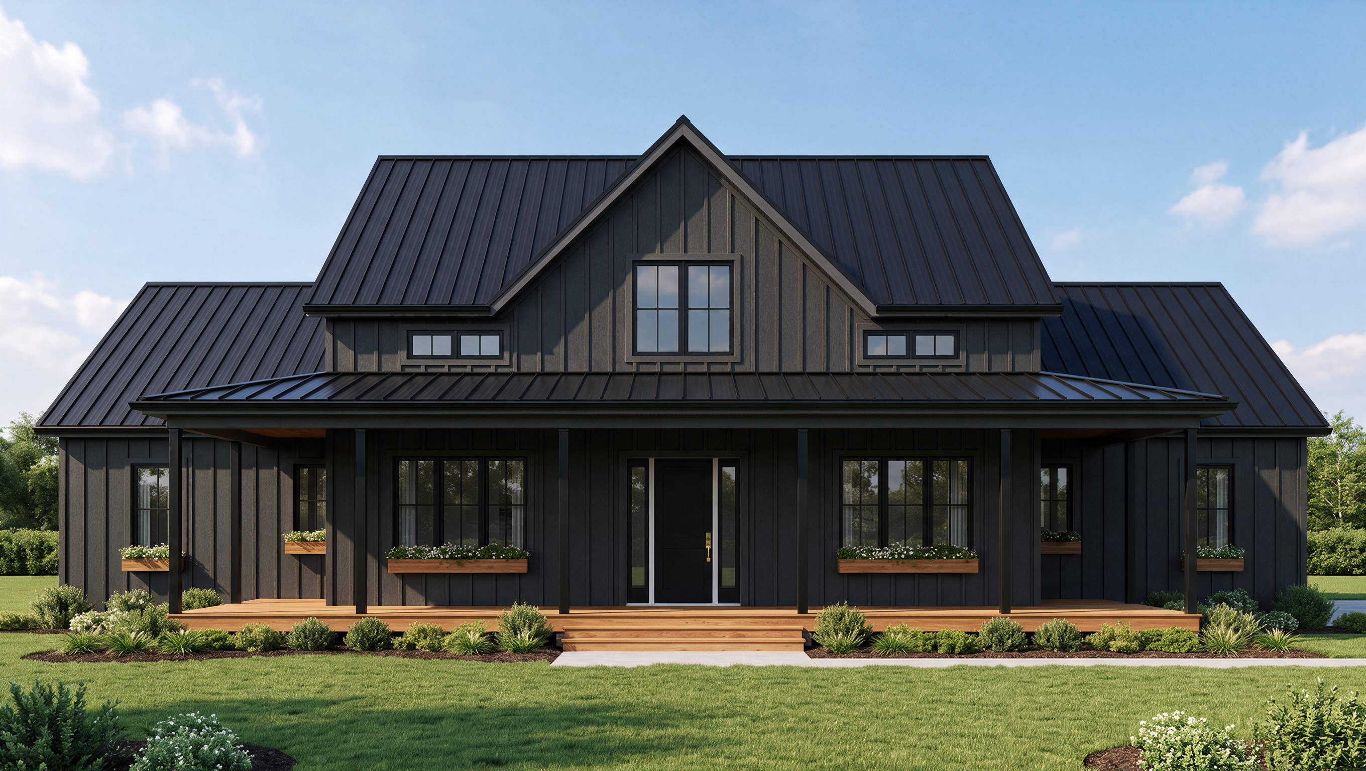 Modern farmhouse painted Iron Charcoal