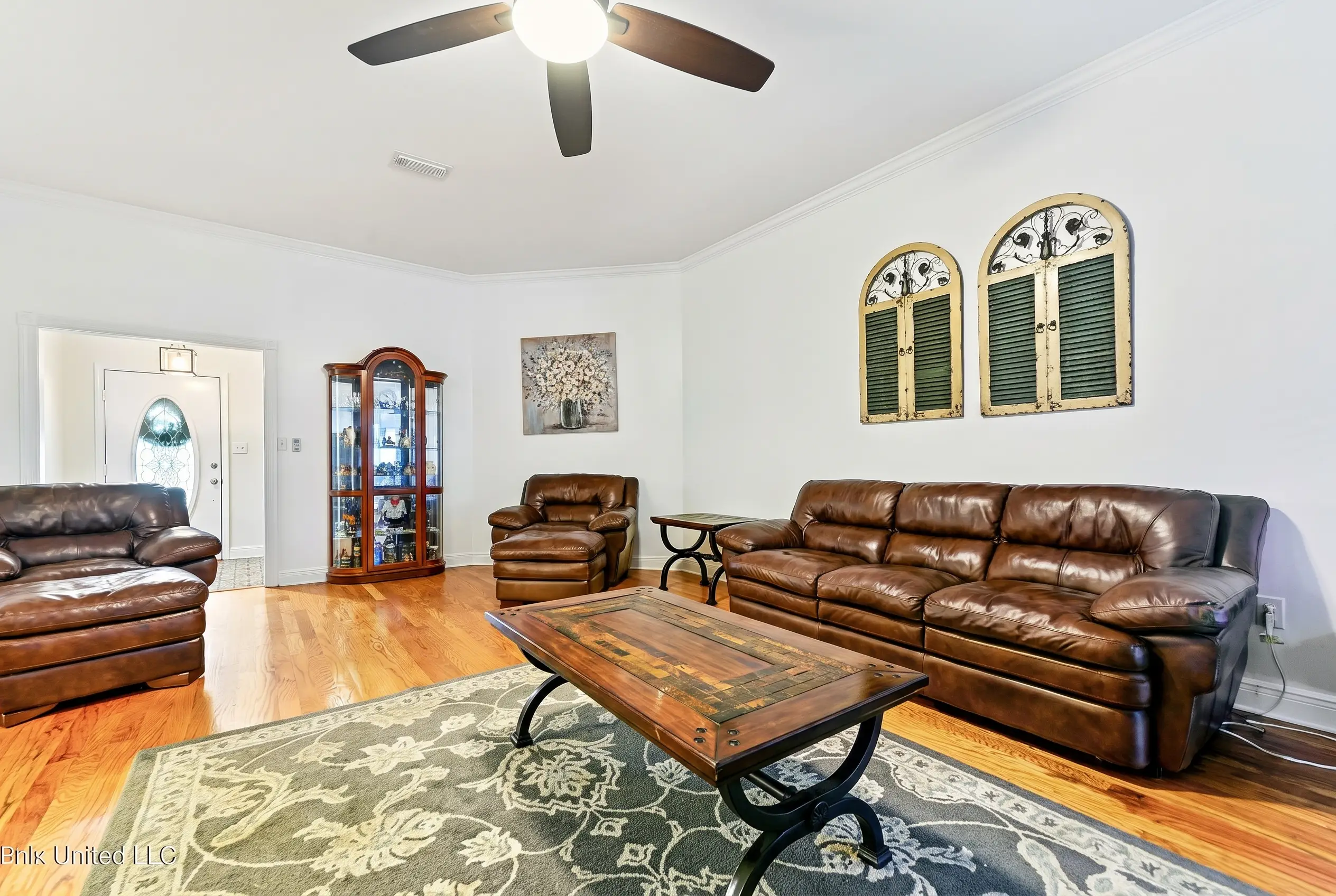 Pine Ridge living room — enhanced from the agent’s original listing photo