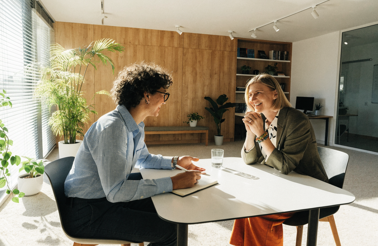 Bewerbungsgespräch im Unternehmen