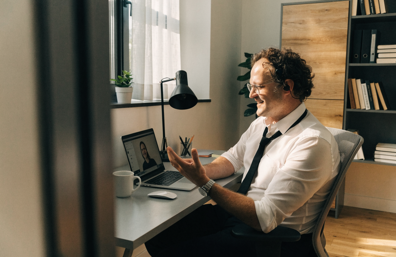 Coach in einer Online-Session