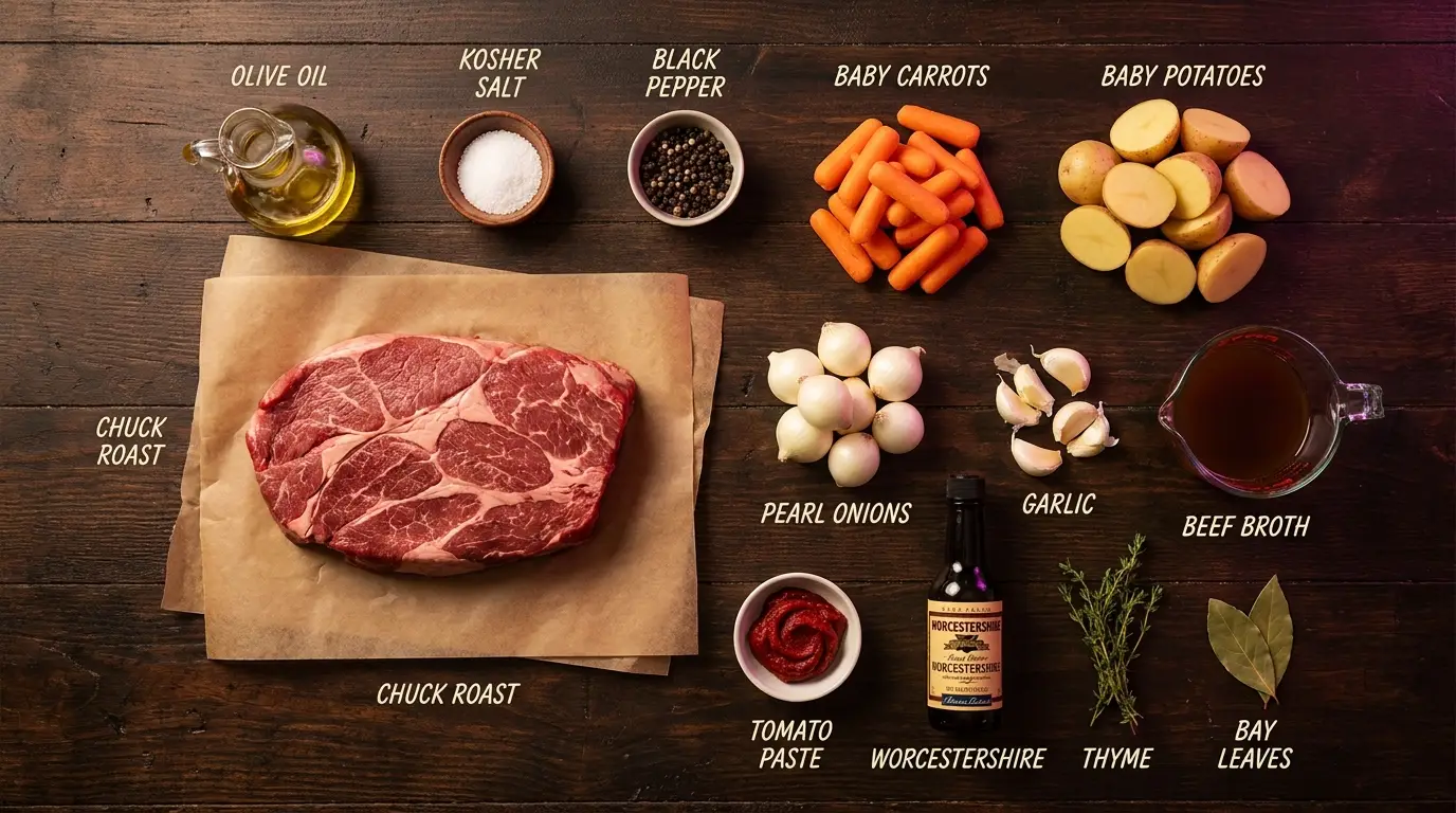 All ingredients for this recipe, labeled