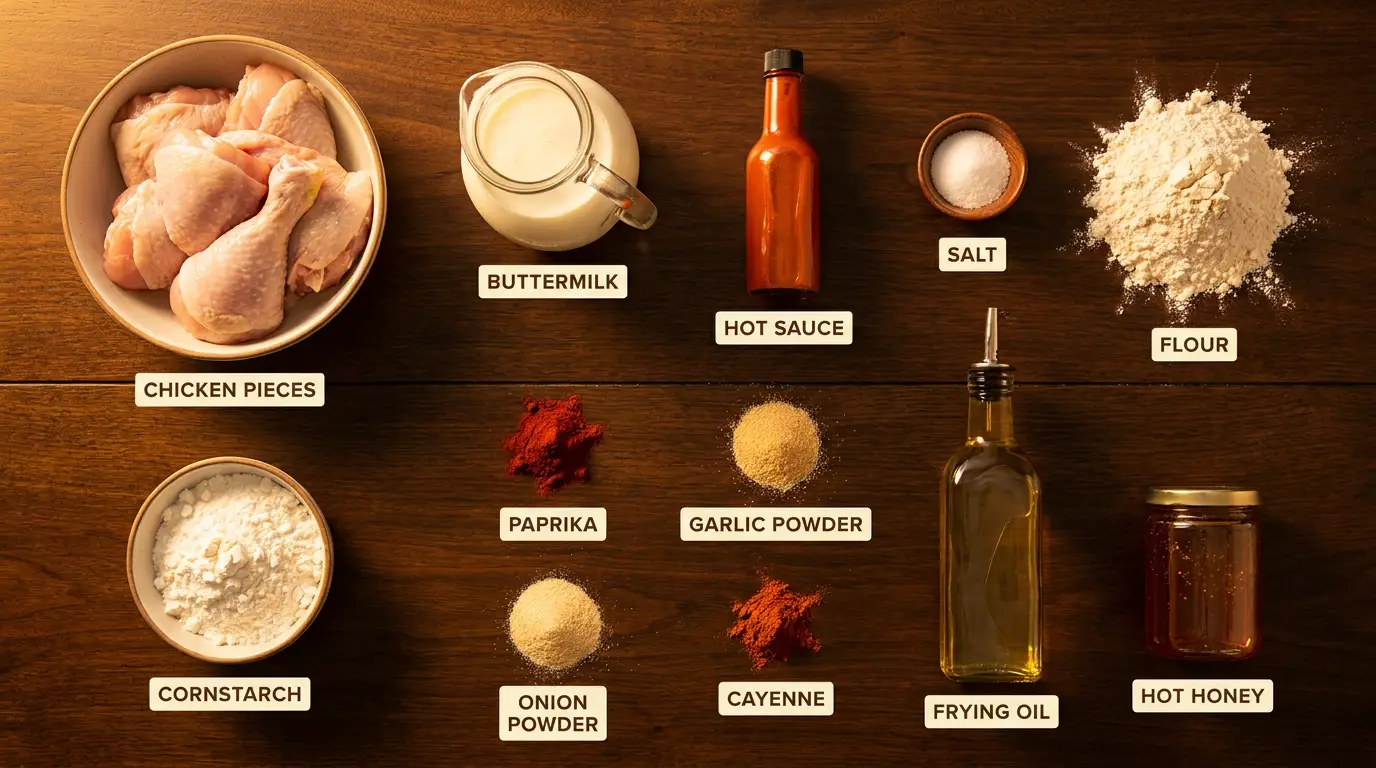 All ingredients for this recipe, labeled