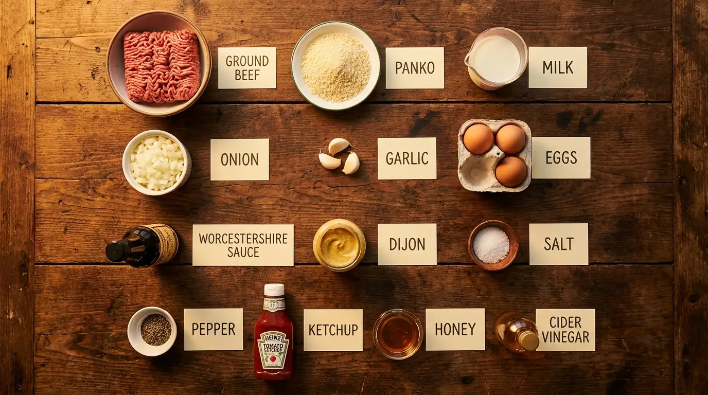 All ingredients for this recipe, labeled