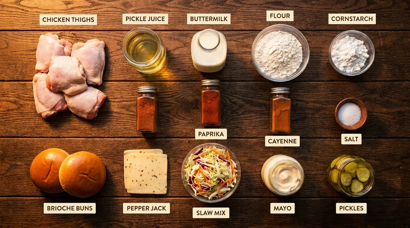 All ingredients for this recipe, labeled