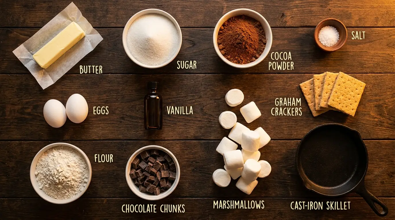 All ingredients for this recipe, labeled