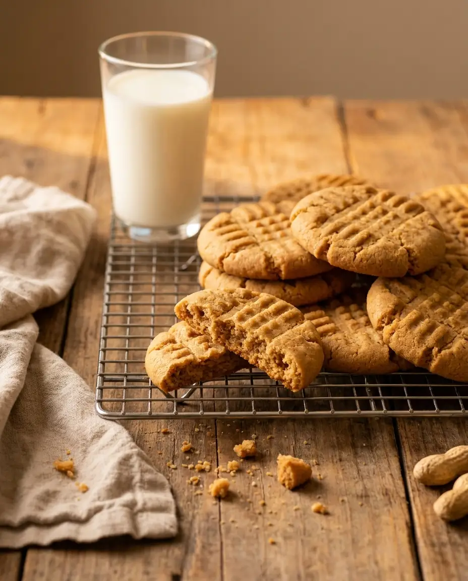 Soft Peanut Butter Cookies