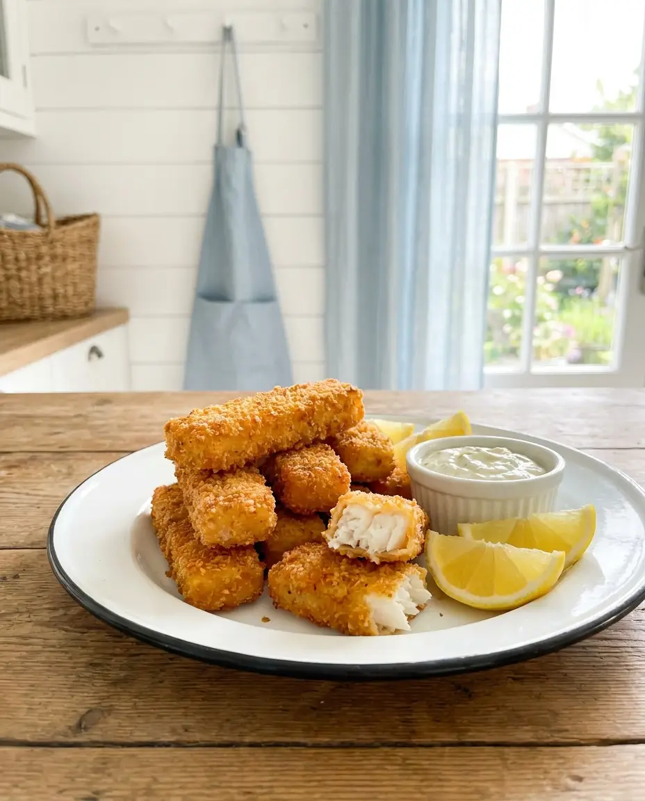 Air Fryer Crispy Fish Sticks