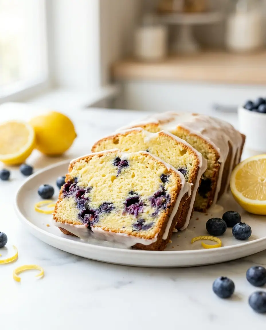Lemon Blueberry Loaf Cake