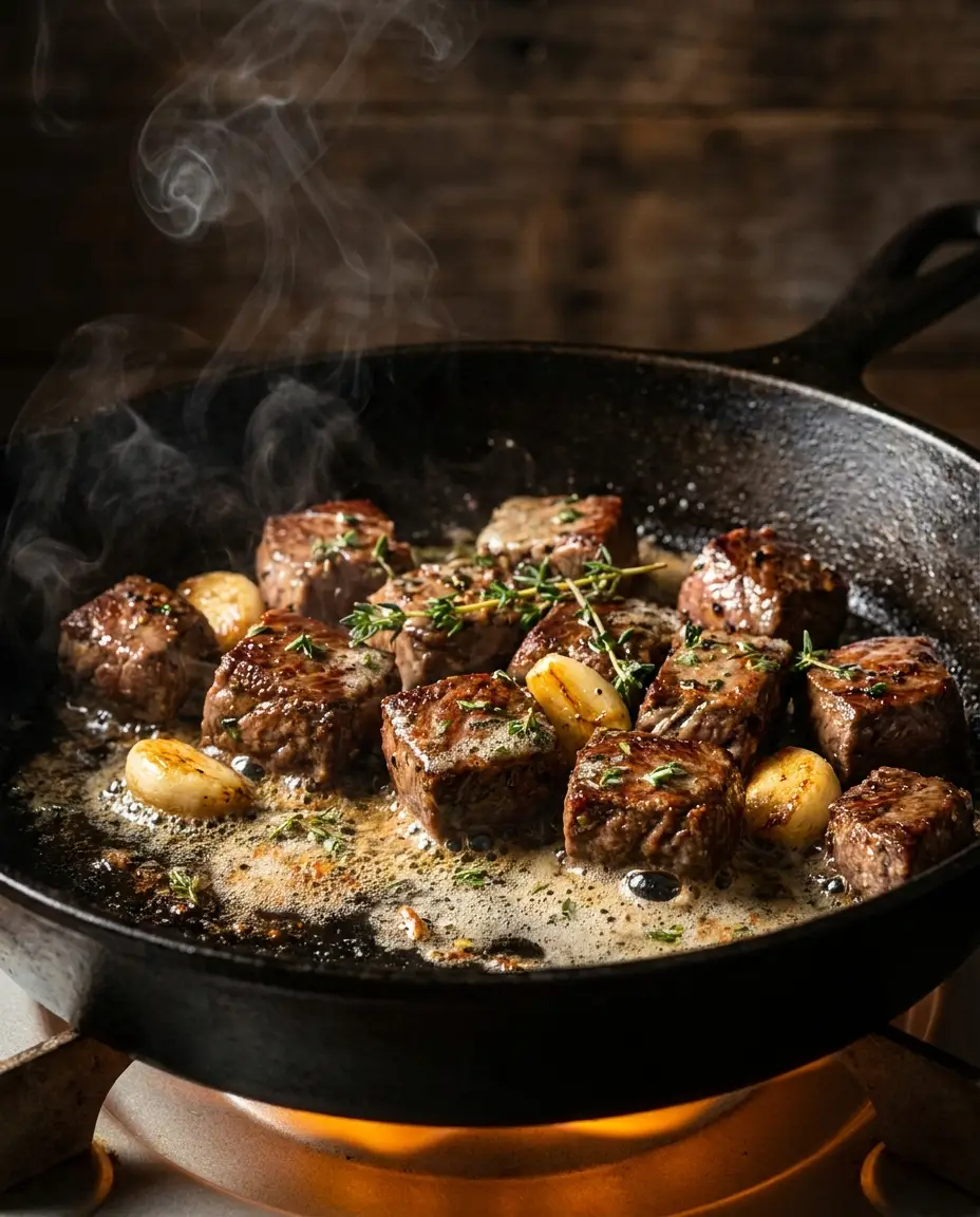 Garlic Butter Steak Bites
