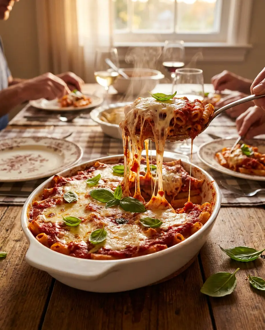 Baked Ziti With the Extra Middle