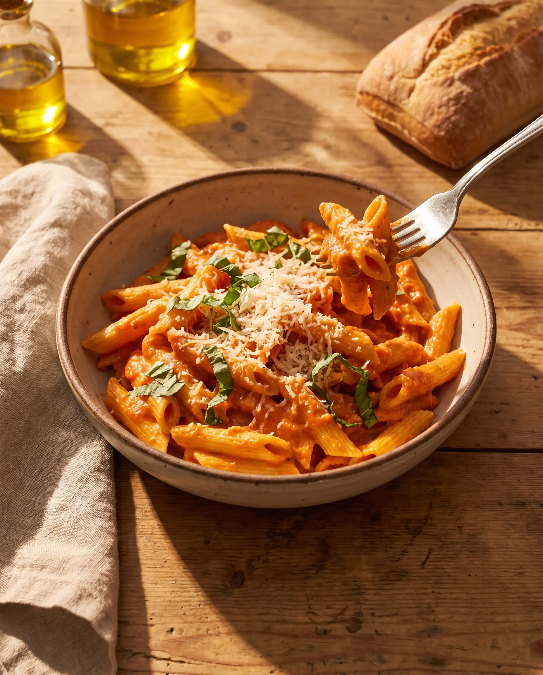 Creamy Tomato Basil Pasta