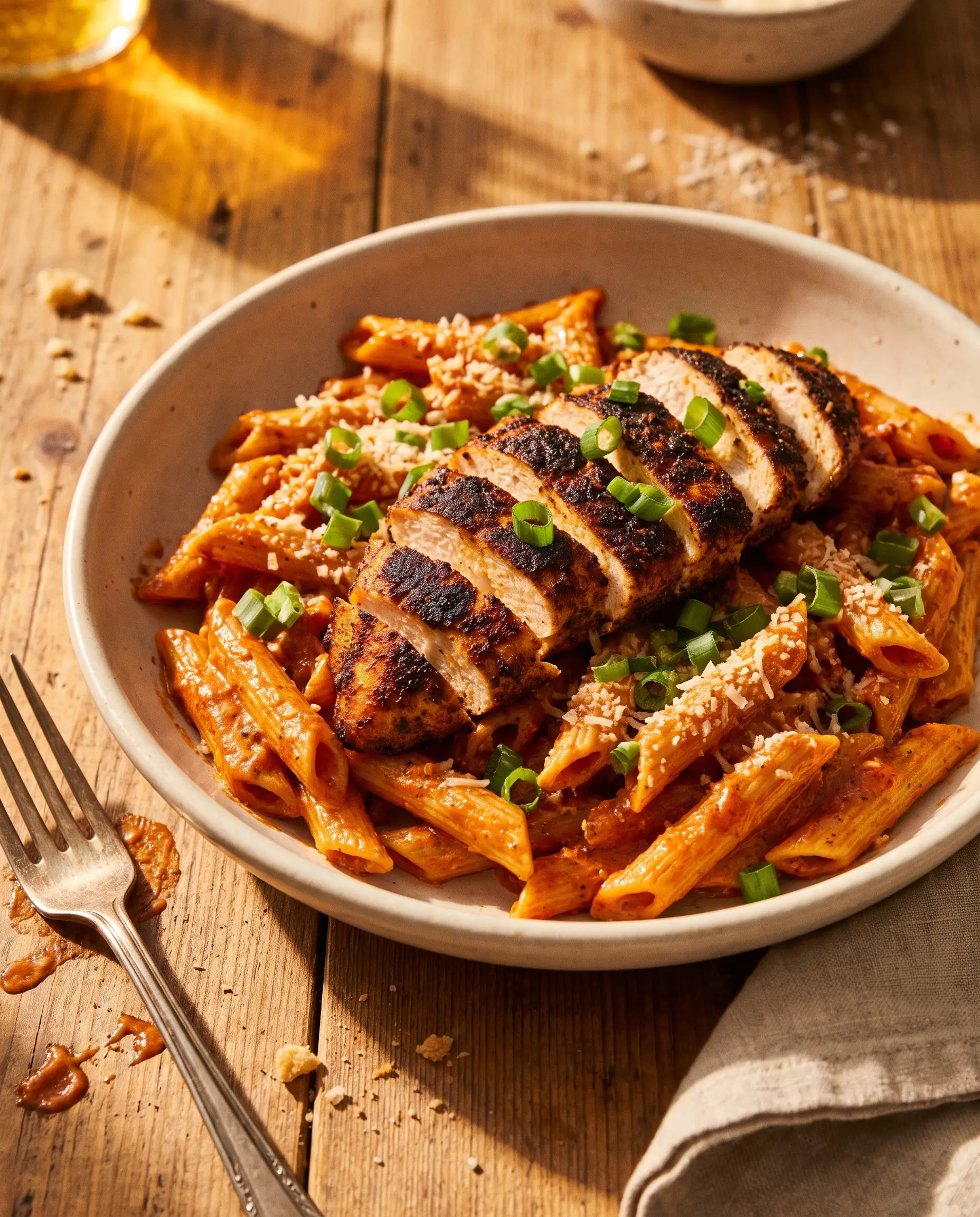 Creamy Cajun Chicken Pasta