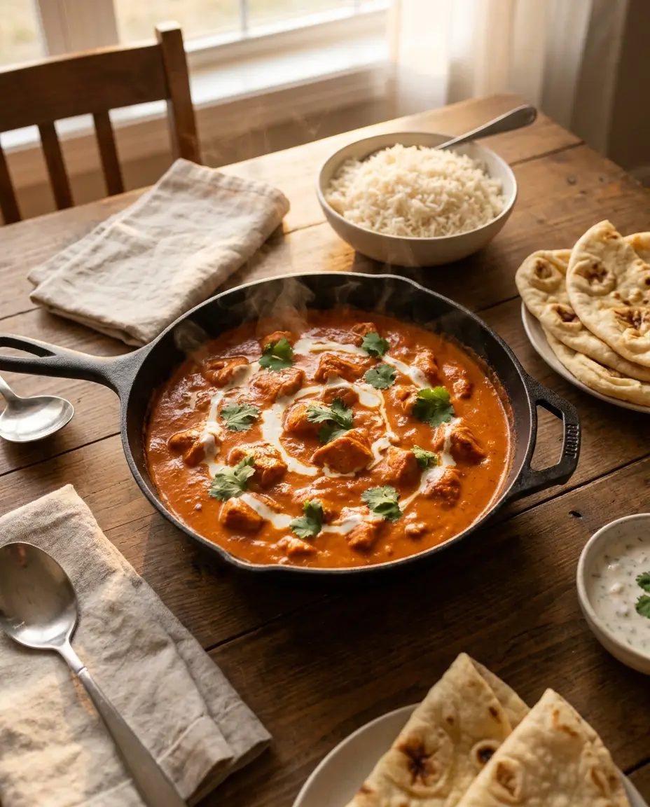Butter Chicken, Weeknight-Gentle
