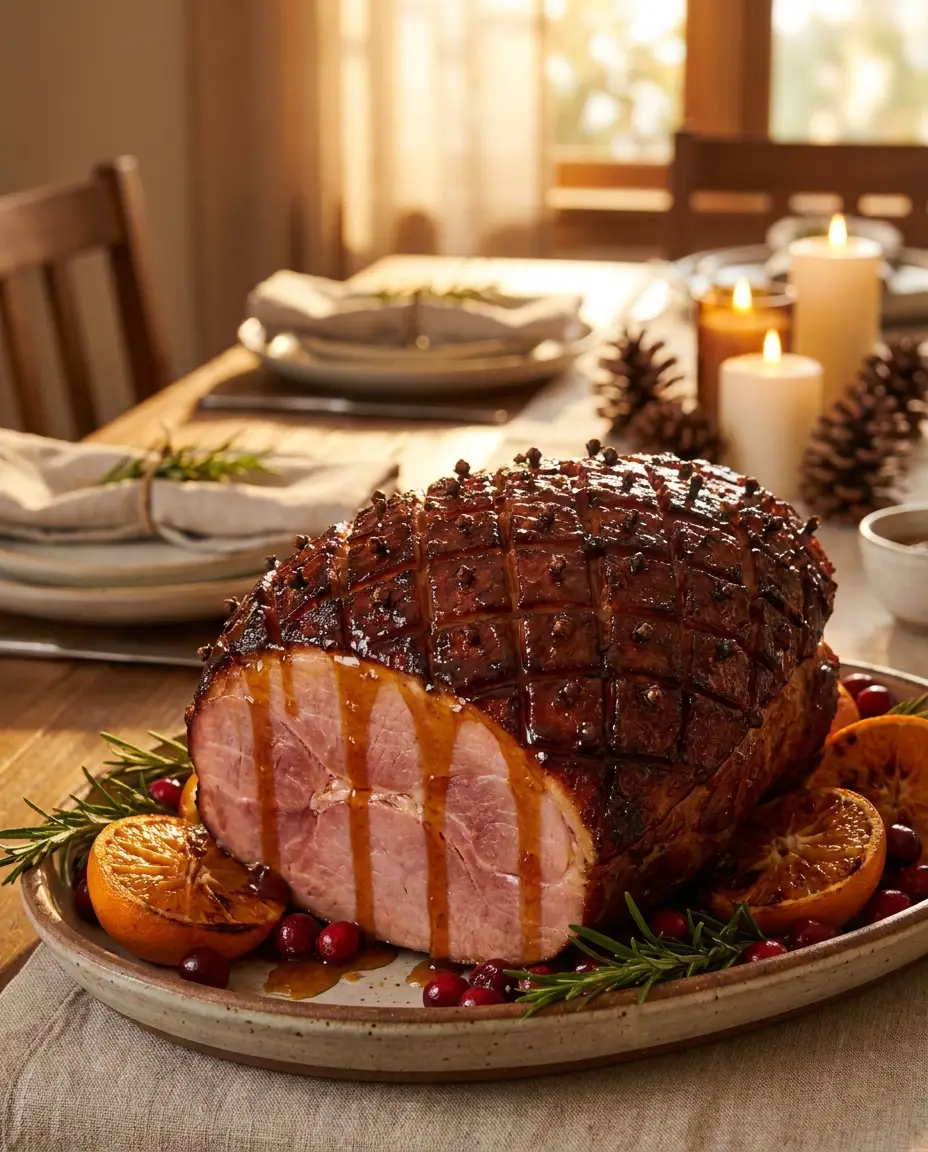 Brown Sugar Glazed Ham