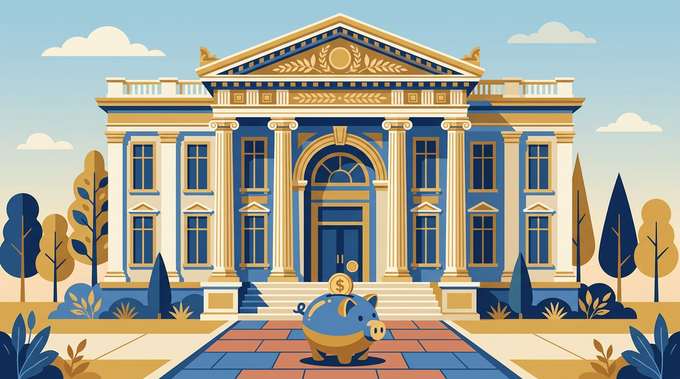 Chase Bank illustration