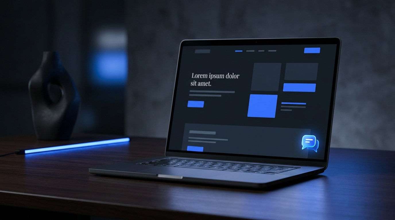 Premium web sučelje s AI asistentom — rad studija onecode.